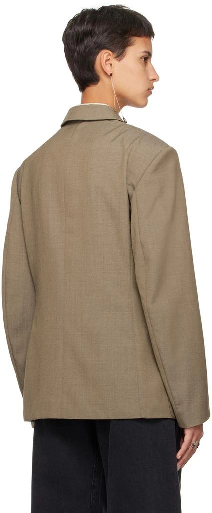 商品Lemaire|Beige Soft Tailored Blazer,价格¥3377,第3张图片详细描述