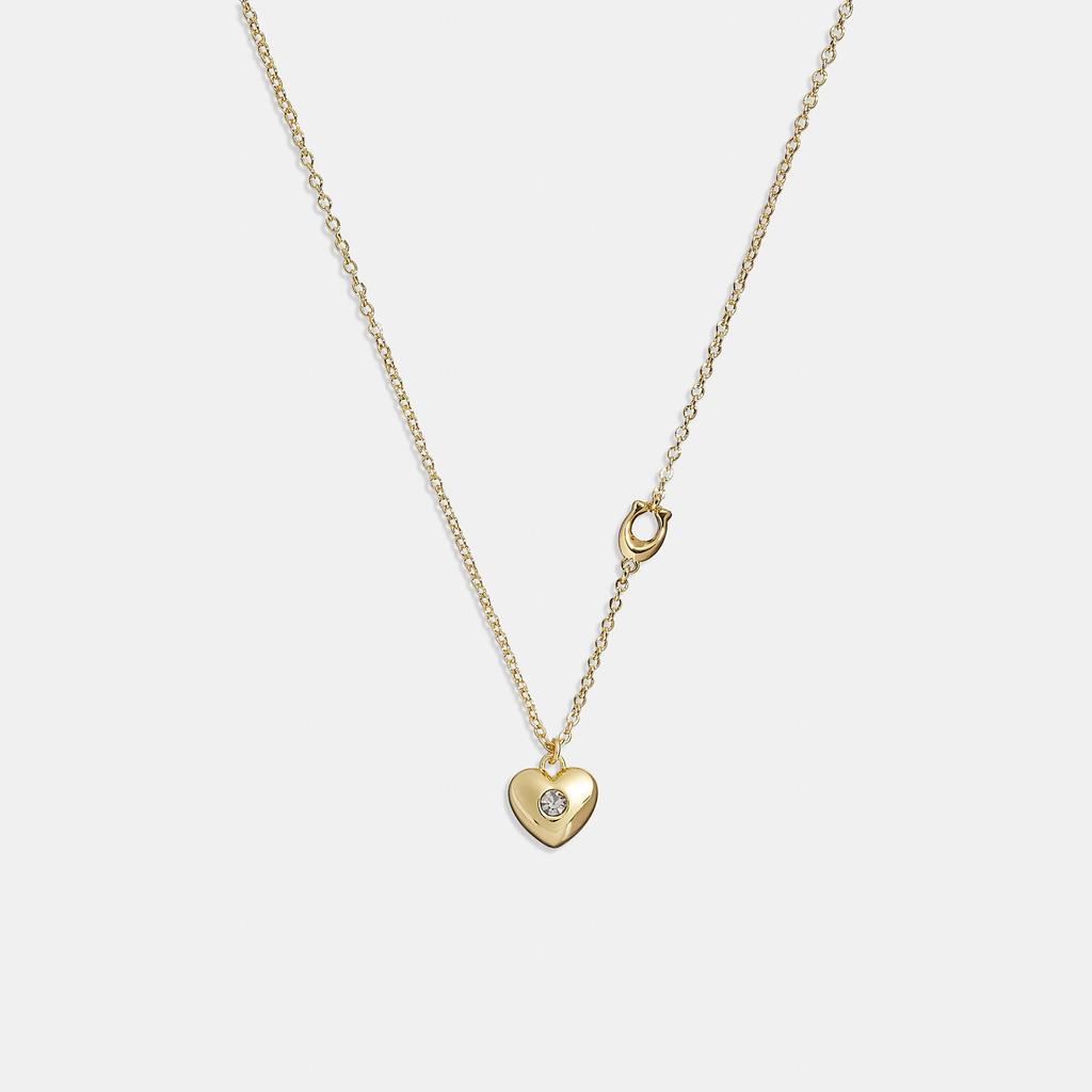Coach Outlet Heart Pendant Necklace商品第1张图片规格展示
