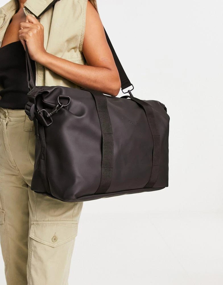 商品RAINS|Rains 13190 weekend bag small in black,价格¥693,第3张图片详细描述