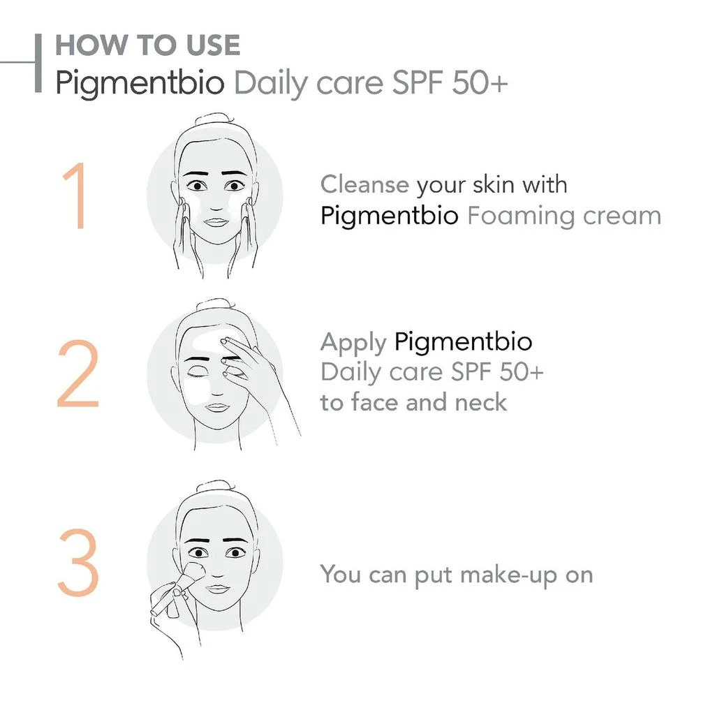 商品Bioderma|Bioderma Pigmentbio Daily Care SPF 50+,价格¥324,第5张图片详细描述