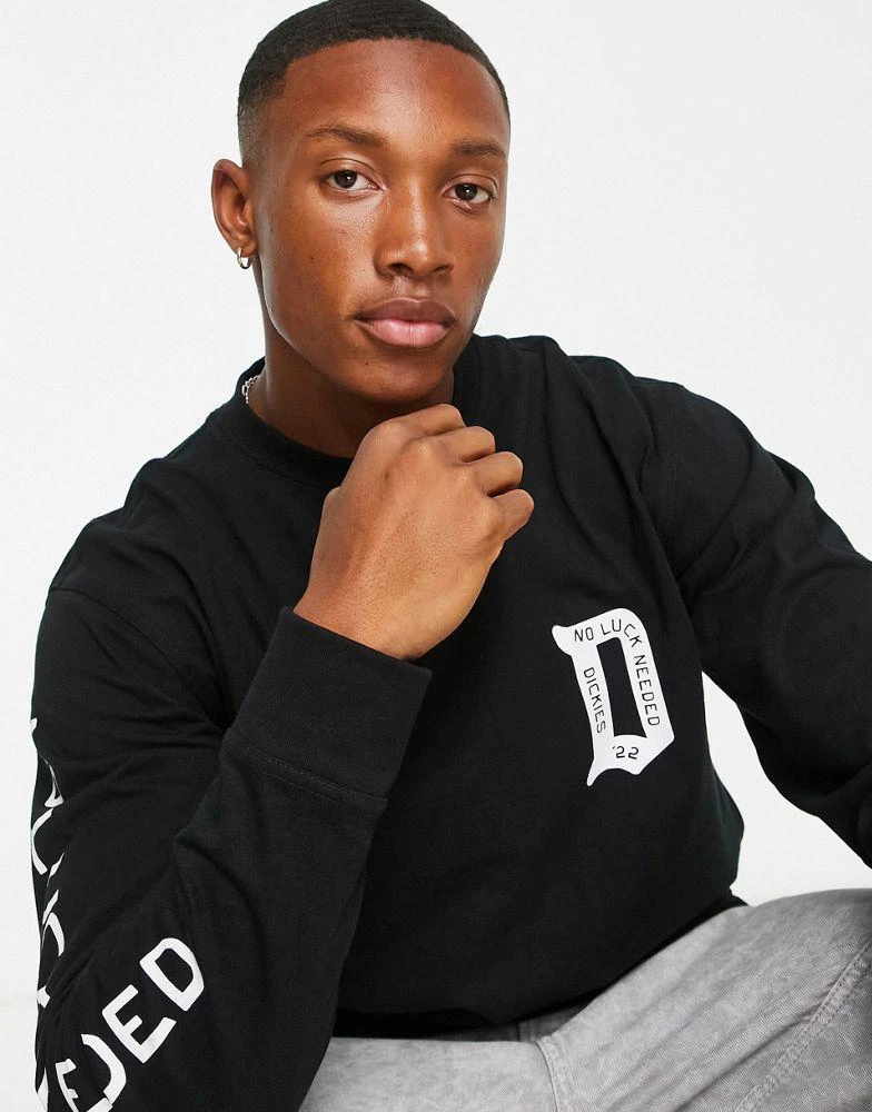 商品DICKIES|Dickies Union Springs long sleeve t-shirt in black,价格¥237,第2张图片详细描述