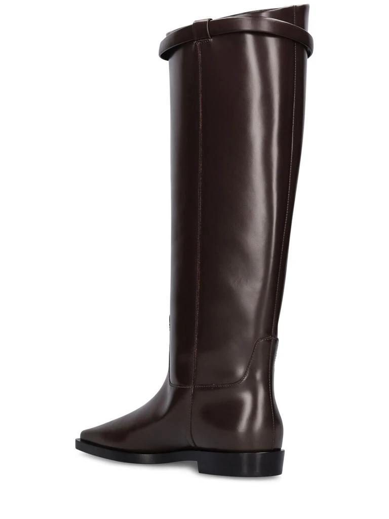 商品Totême|10mm The Riding Leather Tall Boots,价格¥6419,第3张图片详细描述