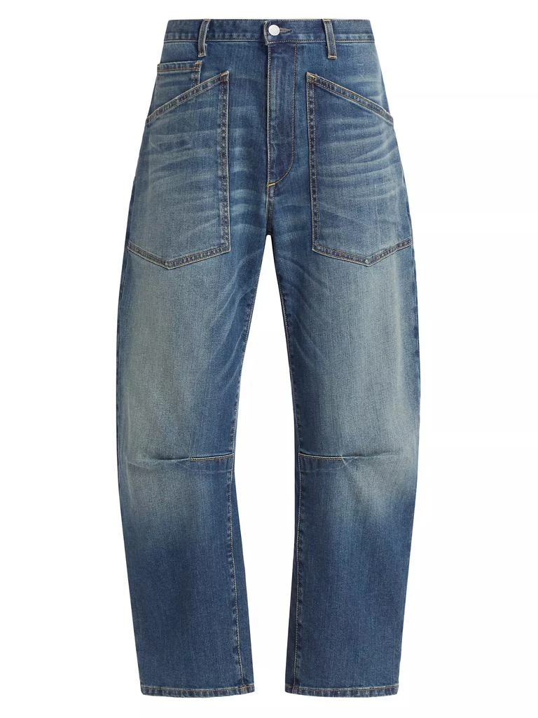 商品Nili Lotan|Shon Curved Ankle-Crop Jeans,价格¥2962,第1张图片