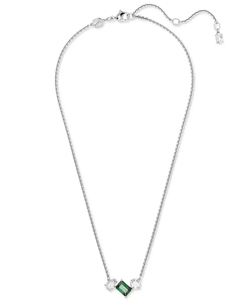 商品Swarovski|Rhodium-Plated Mixed Crystal Pendant Necklace, 15" + 2-3/4" extender,价格¥676,第2张图片详细描述