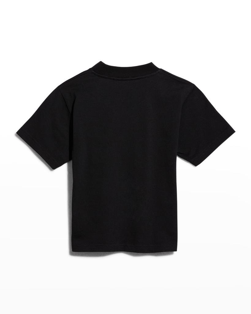 商品Balenciaga|Kid's Tonal Logo Embroidered T-Shirt, Size 2-10,价格¥1846,第4张图片详细描述