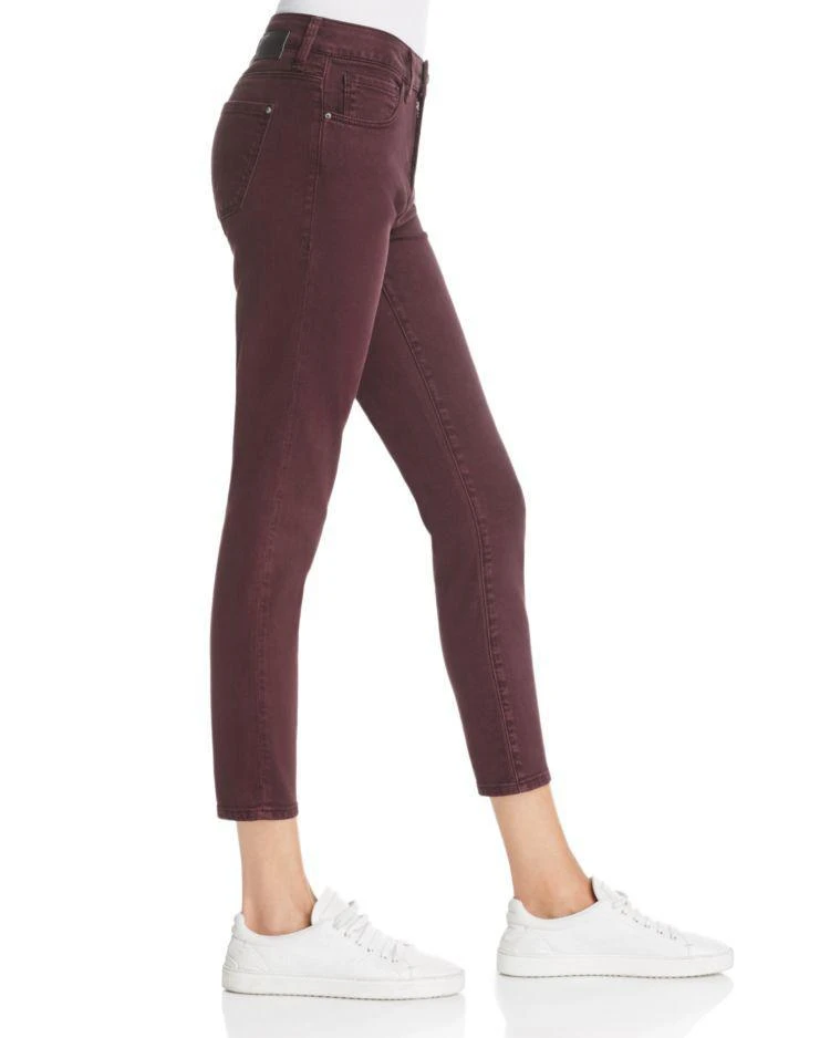 商品Mavi Jeans|Tess Crop High Rise Colored Jeans in Wine,价格¥734,第3张图片详细描述