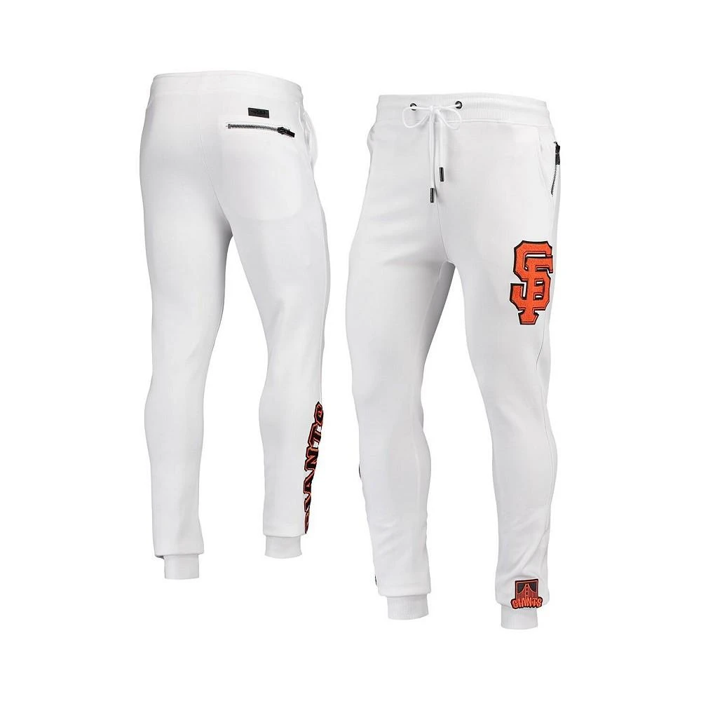 商品Pro Standard|Men's White San Francisco Giants Team Logo Jogger Pants,价格¥828,第1张图片