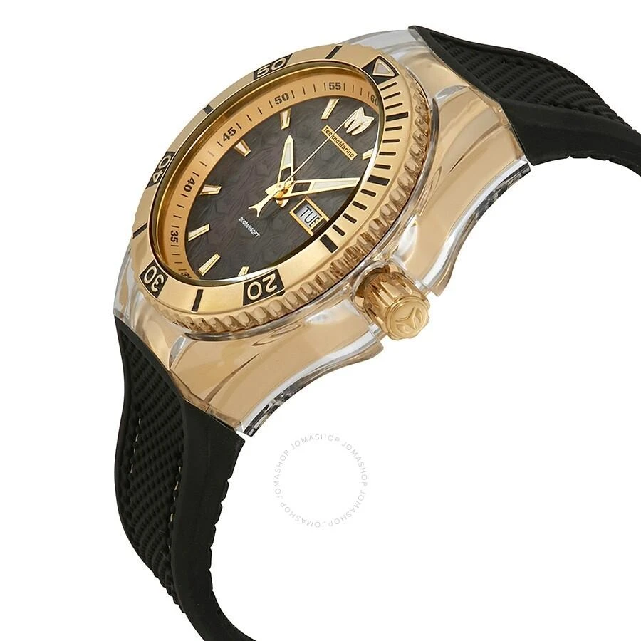 商品TechnoMarine|Cruise Monogram Black Mother of Pearl Men's Watch 115213,价格¥695,第2张图片详细描述