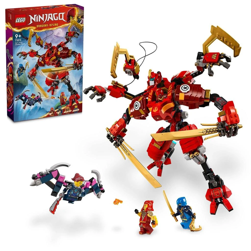 商品LEGO Ninjago Kai's Ninja Climber Mech 71812,价格¥656,第1张图片