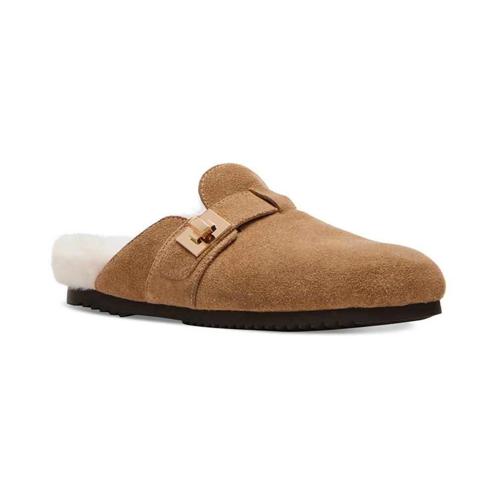 商品Steve Madden|Women's Money-F Faux-Fur Slip On Clogs,价格¥336,第1张图片