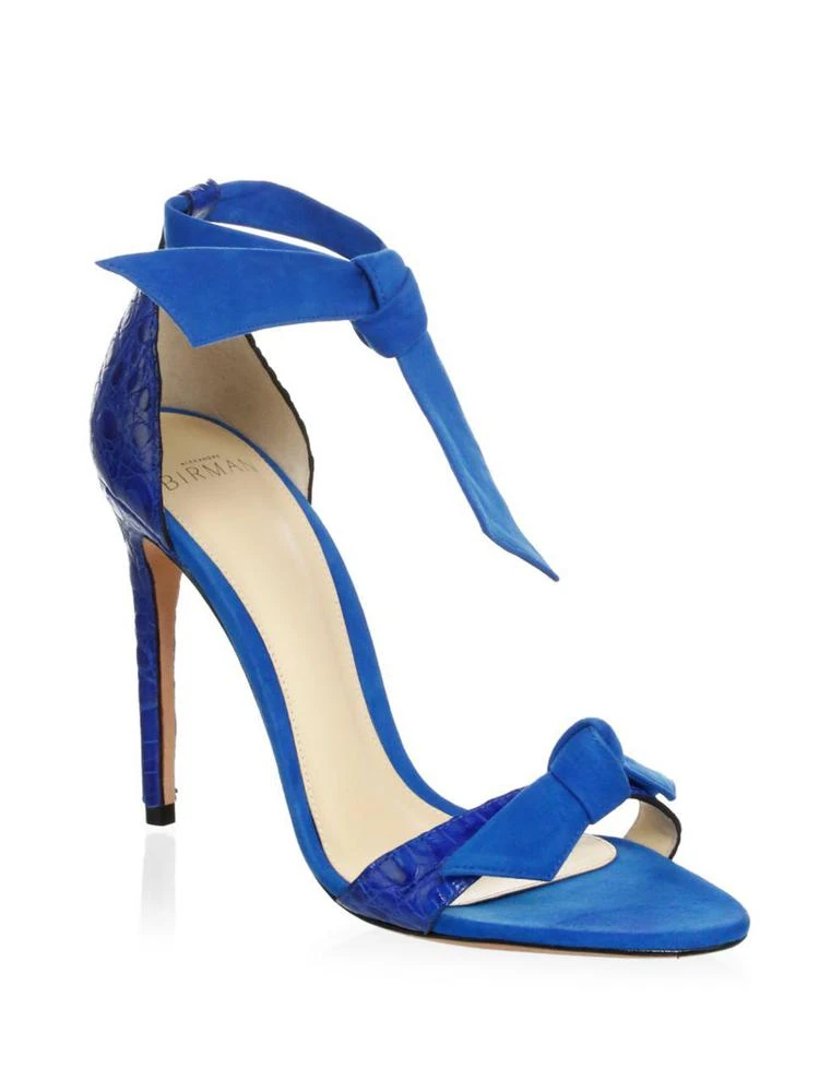 商品Alexandre Birman|Clarita Suede Ankle-Tie Sandals,价格¥3487,第1张图片