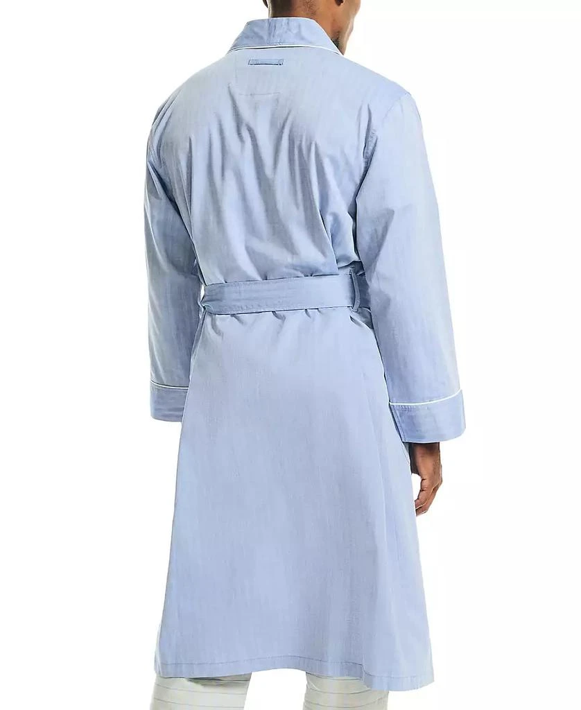 商品Nautica|Herringbone Woven Shawl Collar Robe,价格¥309,第4张图片详细描述