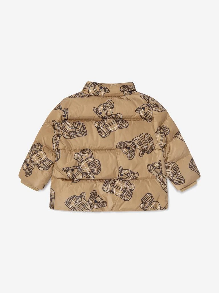 商品Burberry|Burberry Beige Baby Boys Thomas Bear Print Puffer Jacket,价格¥4606,第4张图片详细描述