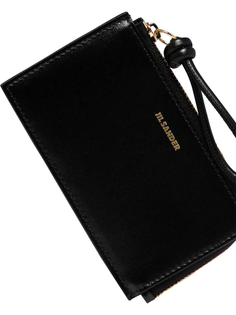 商品Jil Sander|Envelope Coin Purse With Embossed Jil Sander Logo Wallets & Card Holders Black,价格¥1920,第4张图片详细描述