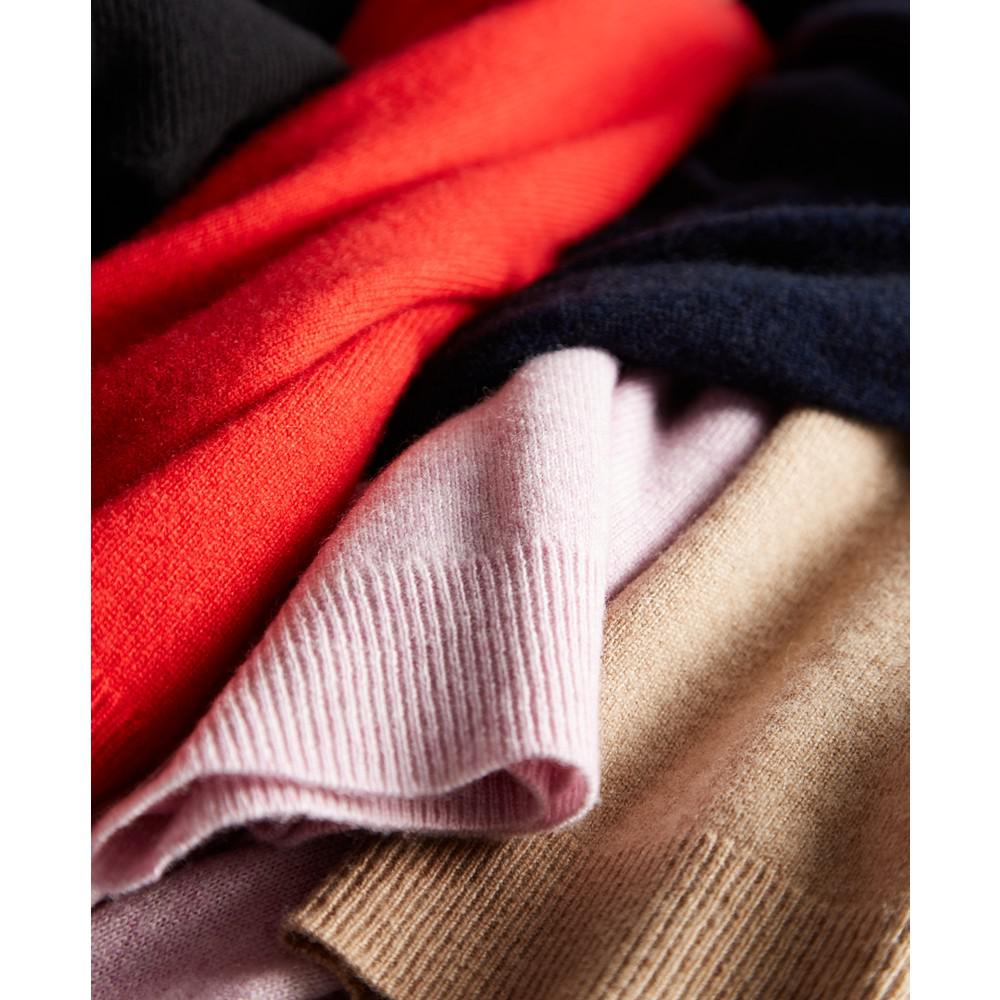 Plus Size Cashmere Wool Blend Crewneck Sweater, Created for Macy's商品第5张图片规格展示