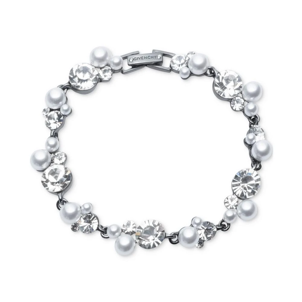 商品Givenchy|Hematite-Tone Imitation & Crystal Cluster Link Bracelet,价格¥250,第1张图片