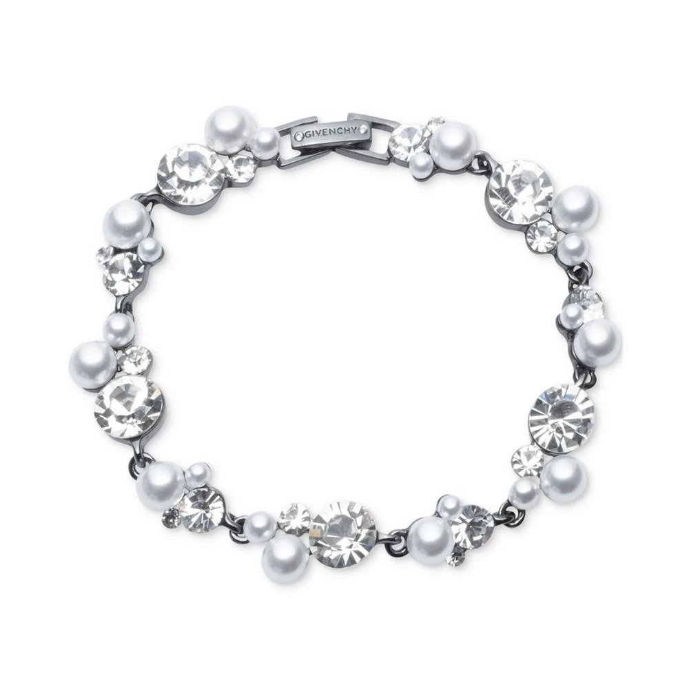 商品Givenchy|Hematite-Tone Imitation & Crystal Cluster Link Bracelet,价格¥255,第1张图片