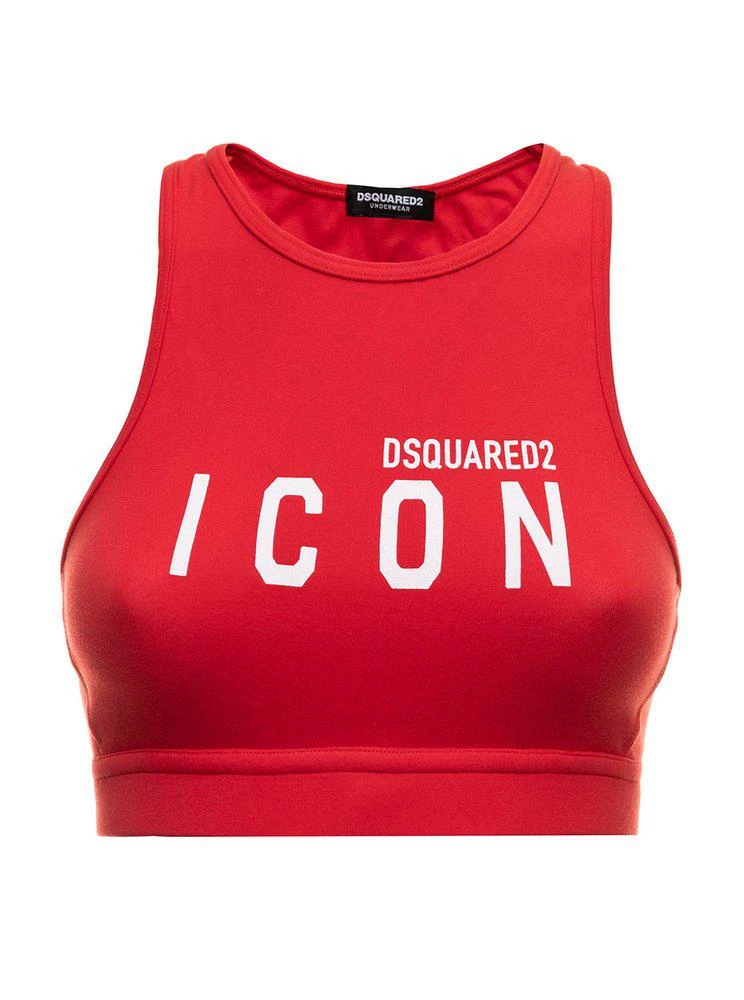 商品DSQUARED2|Dsquared2 Logo Printed Stretch Tank Top,价格¥646,第1张图片