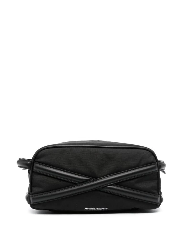 商品Alexander McQueen|ALEXANDER MCQUEEN - Leather Beauty-case,价格¥5624,第1张图片