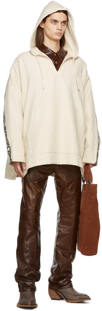 商品Acne Studios|Beige Tweed Hooded Jacket,价格¥3835,第6张图片详细描述