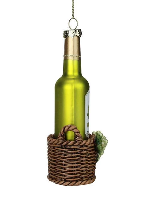 商品Northlight|6.25Inch Green and Brown Hanging Glass Wine Bottle Christmas Ornament,价格¥541,第2张图片详细描述