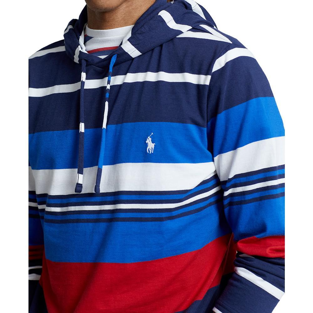 商品Ralph Lauren|Men's Striped Jersey Hooded T-Shirt,价格¥512,第5张图片详细描述