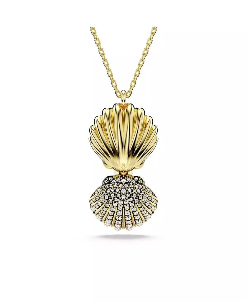 商品Swarovski|Crystal Swarovski Imitation Pearl, Shell, White, Gold-Tone Idyllia Pendant Necklace,价格¥1731,第5张图片详细描述