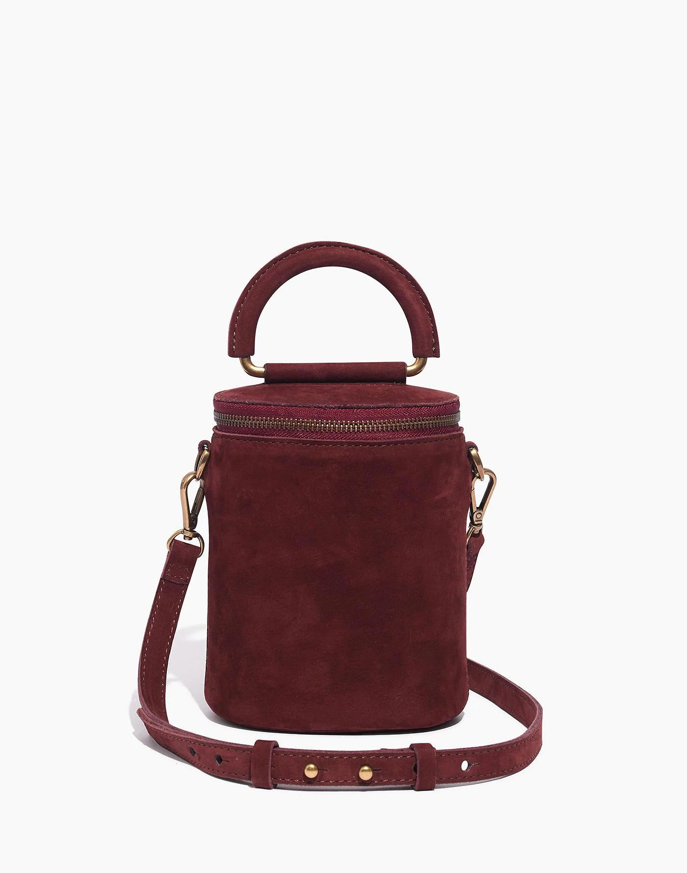 商品Madewell|The Holland Binocular Bag in Nubuck Leather,价格¥789,第1张图片