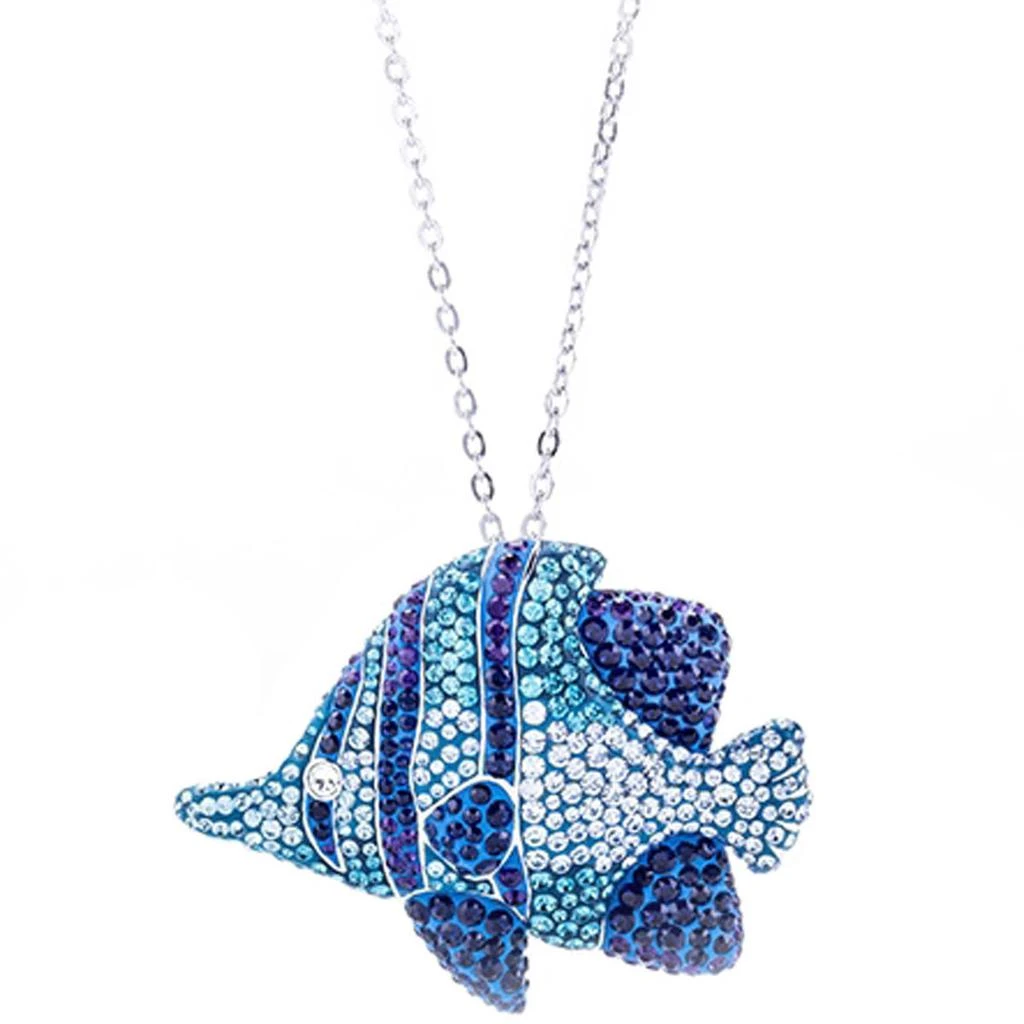 商品Swarovski|Swarovski Women's Necklace - Enchanted Fish Crystal Pendant Metal Plating | 5195533,价格¥574,第2张图片详细描述