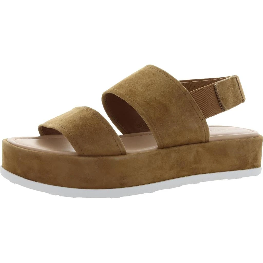 商品Via Spiga|Via Spiga Womens Gabourey Faux Suede Slip On Platform Sandals,价格¥179,第1张图片