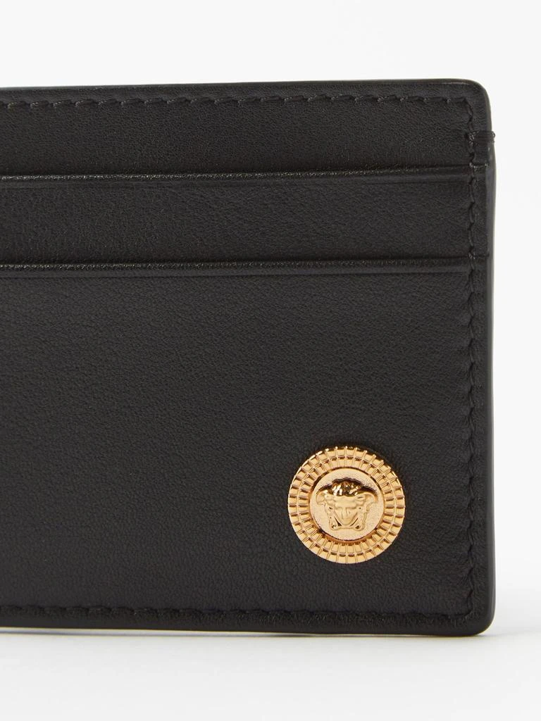 商品Versace|Medusa-medallion clipped leather cardholder,价格¥1903,第4张图片详细描述