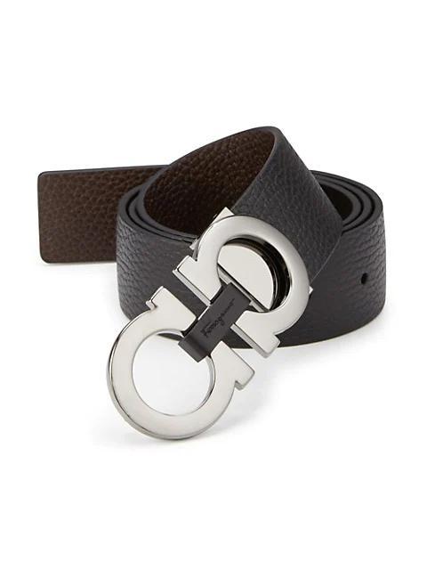 商品Salvatore Ferragamo|Adjustable & Reversible Gancini Buckle Belt,价格¥4020,第1张图片