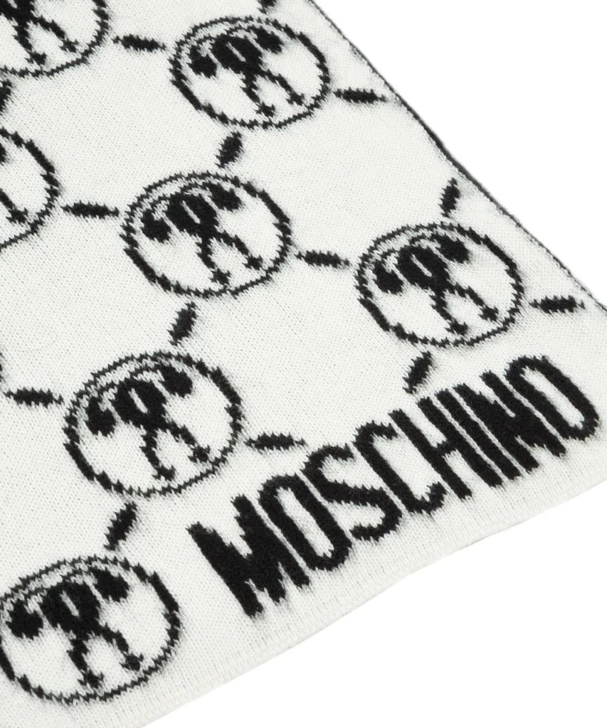商品Moschino|Moschino Double Question Mark Cashmere Scarf,价格¥1073,第2张图片详细描述