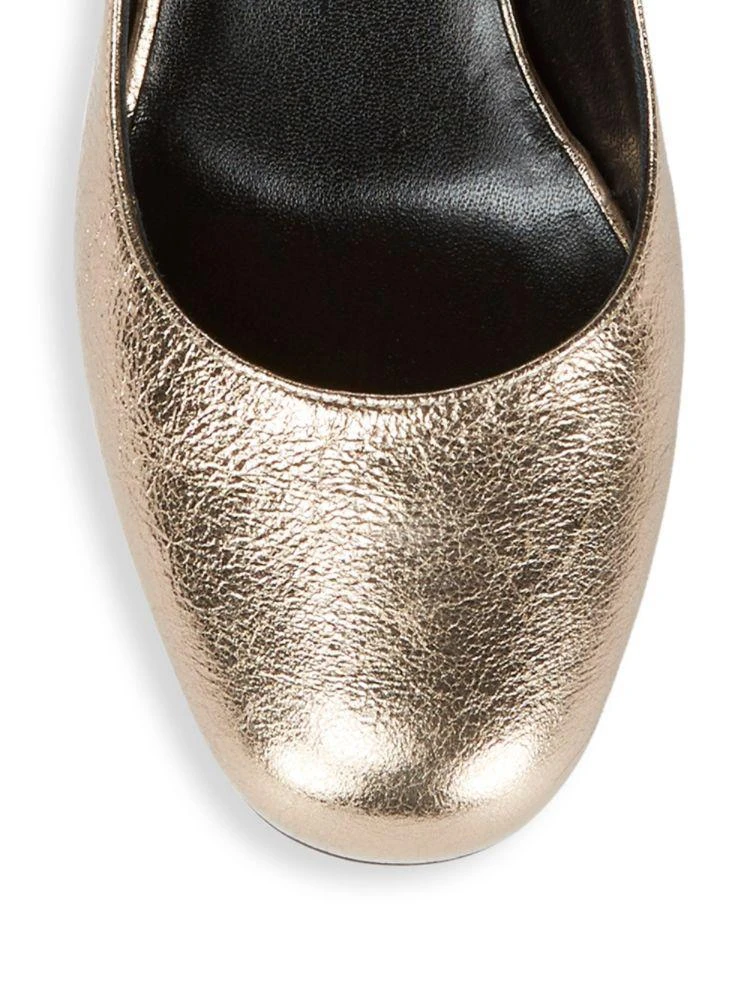 商品Yves Saint Laurent|Block Heel Metallic Pumps,价格¥3705,第3张图片详细描述