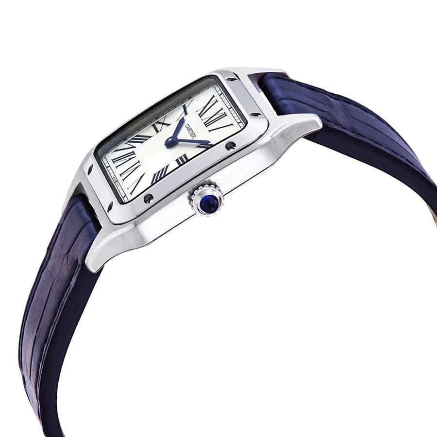 商品Cartier|Santos-Dumont Small Model Quartz Silver Dial Ladies Watch WSSA0023,价格¥24646,第2张图片详细描述