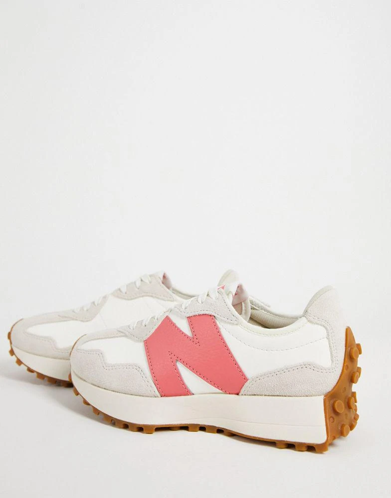 商品New Balance|New Balance 327 trainers in off white and pink,价格¥891,第4张图片详细描述