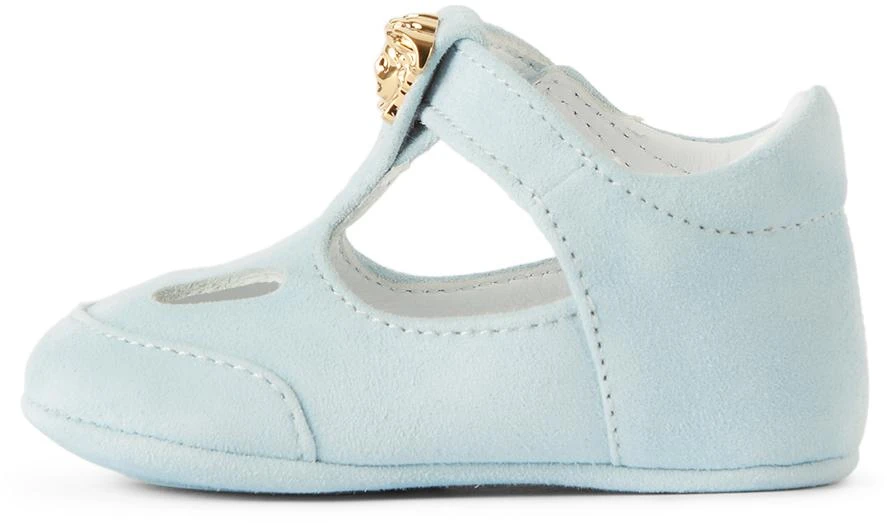 商品Versace|Baby Blue Goatskin Pre-Walkers,价格¥606,第3张图片详细描述