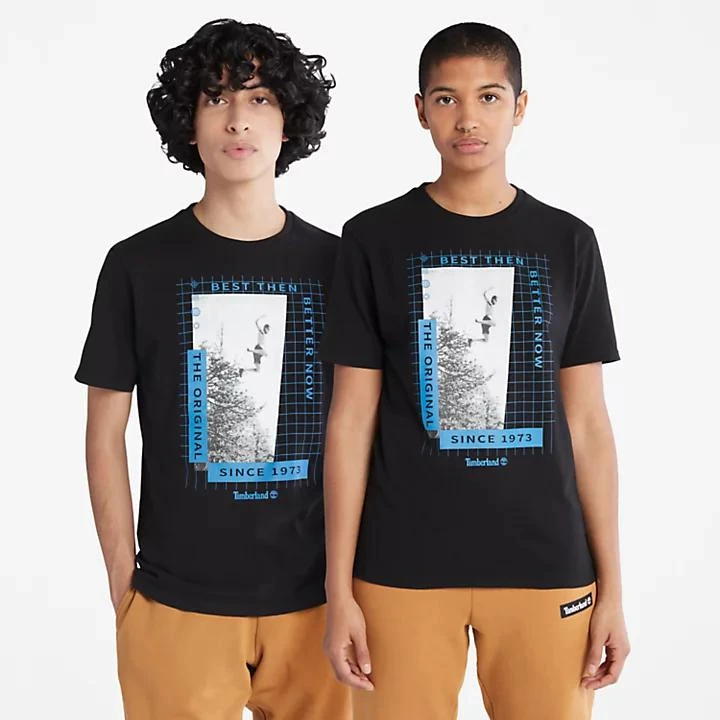 商品Timberland|All Gender Heavyweight Front-Graphic T-Shirt in Black,价格¥207,第1张图片