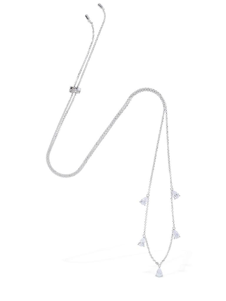 Crystal Drop Adjustable Necklace商品第2张图片规格展示