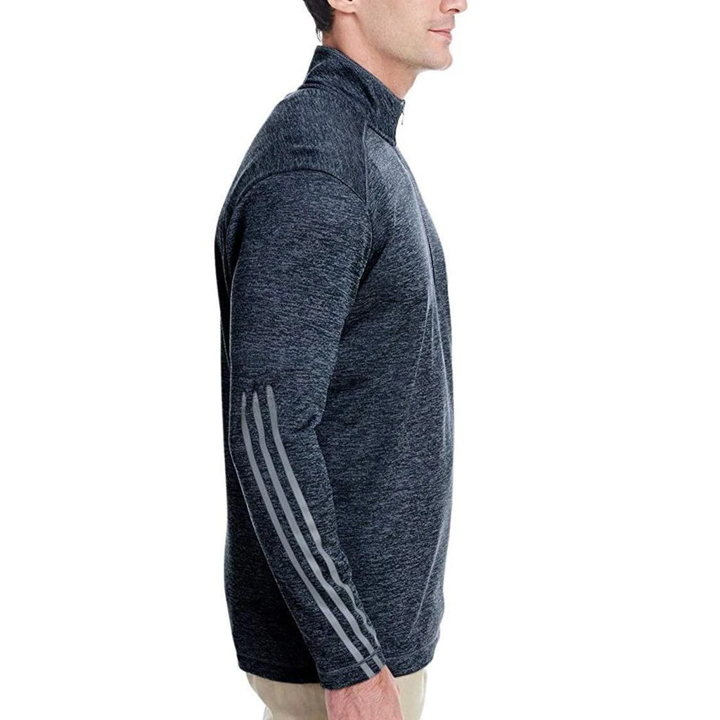 adidas Men's Brushed Terry Heathered Quarter-Zip Pullover 商品