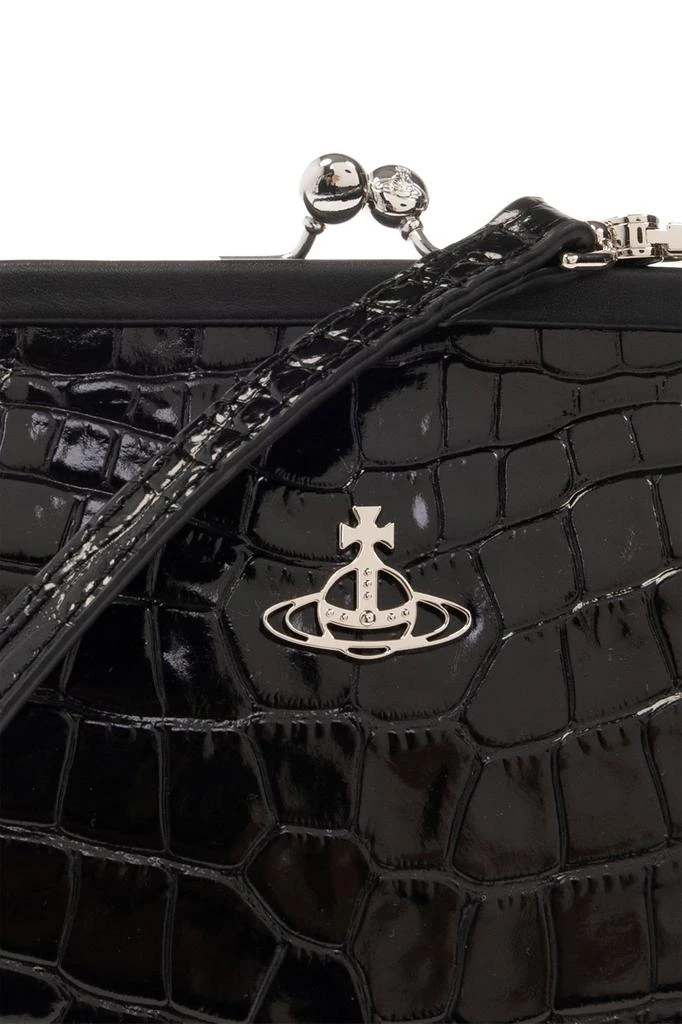 商品Vivienne Westwood|Vivienne Westwood Embossed Vivienne's Clutch Bag,价格¥2798,第5张图片详细描述