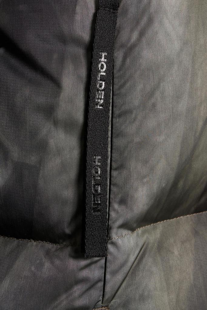 Quilted printed shell hooded down ski jacket商品第2张图片规格展示
