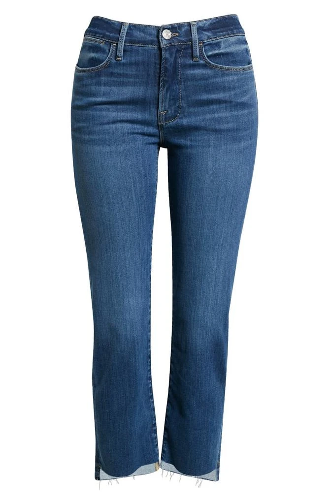 商品FRAME|Le High Step Hem Straight Leg Crop Jeans,价格¥586,第5张图片详细描述