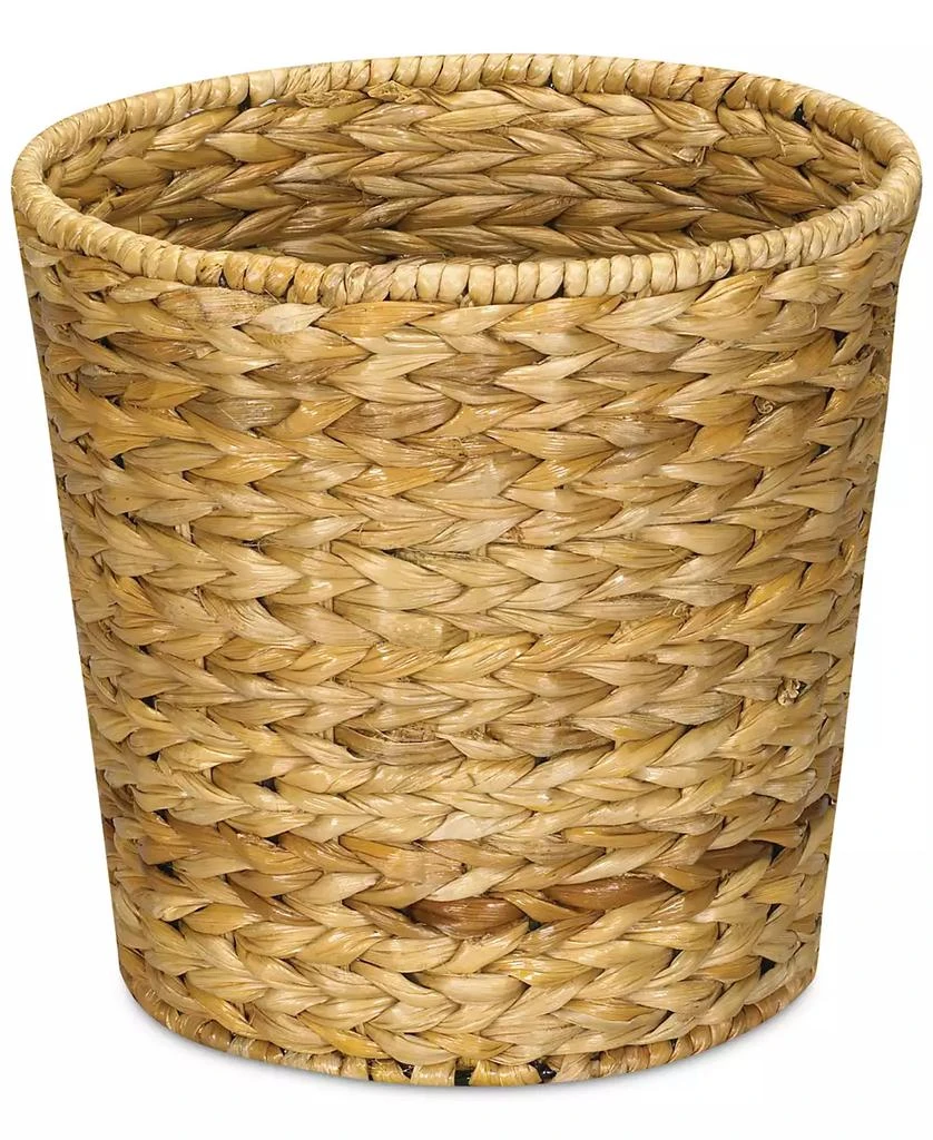 商品Household Essentials|Water Hyacinth Wicker Waste Basket,价格¥351,第1张图片