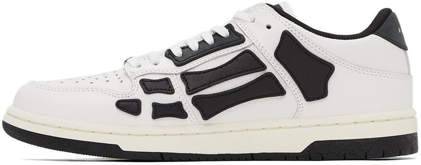 商品AMIRI|White & Black Skel Top Low Sneakers,价格¥3726,第5张图片详细描述