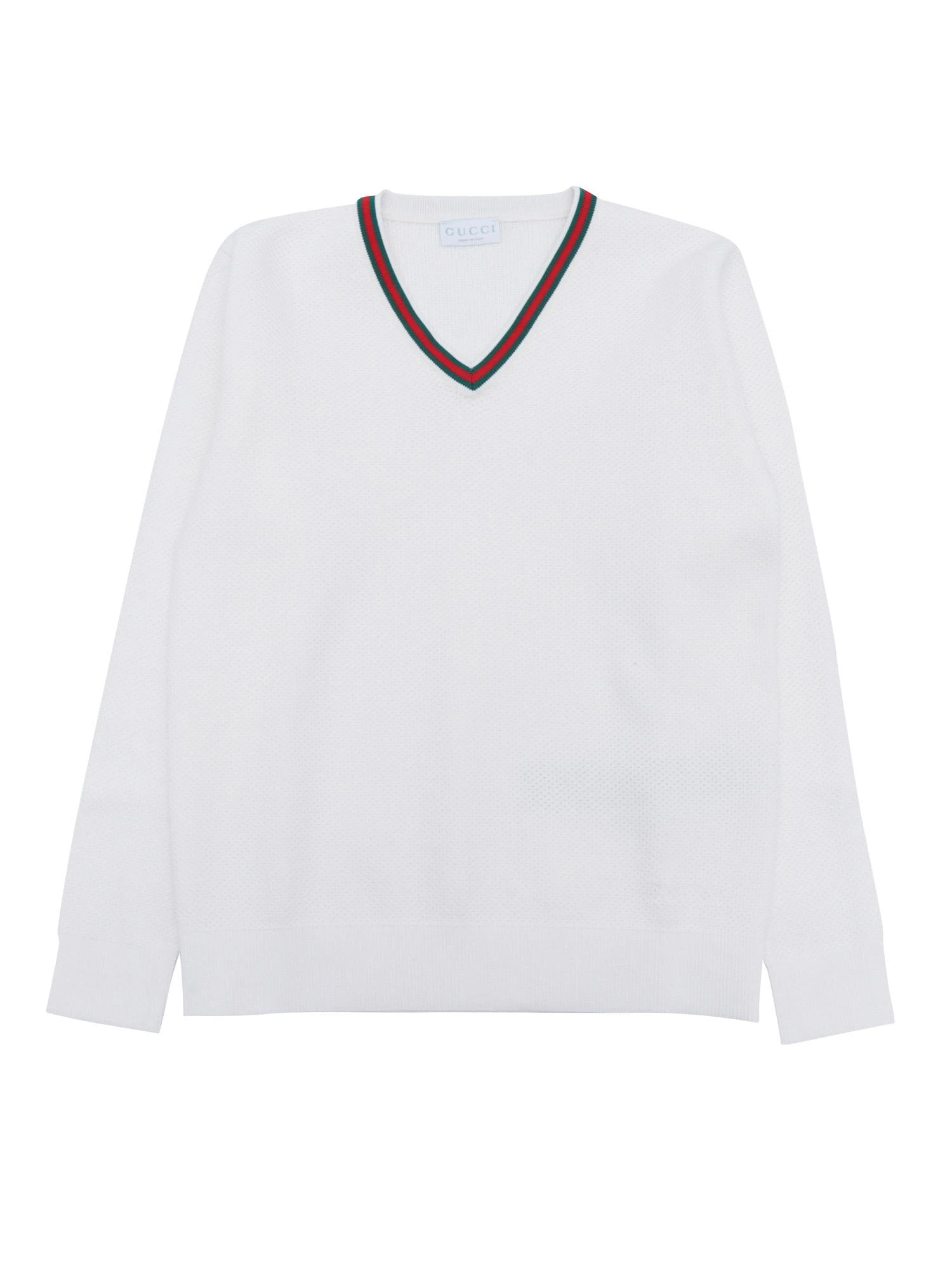 商品Gucci|Gucci 男童针织毛衣 807873XKEIS9060 花色,价格¥4461,第1张图片