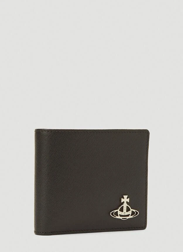 商品Vivienne Westwood|Kent Bi-Fold Wallet in Black,价格¥1638,第2张图片详细描述