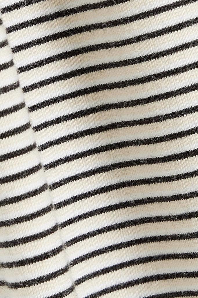商品Theory|Cherryal striped stretch Pima cotton and modal-blend jersey midi dress,价格¥776,第4张图片详细描述