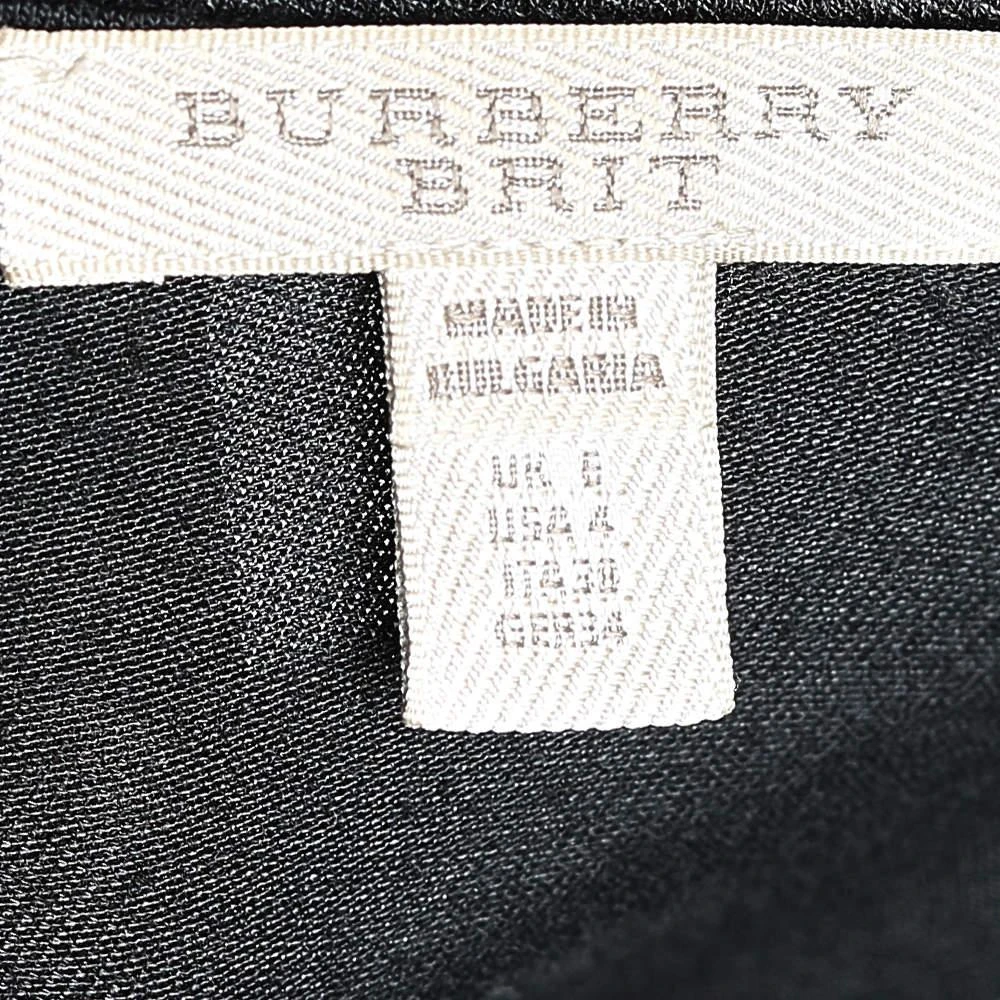 商品[二手商品] Burberry|Burberry Brit Black Stretch Knit Short Sleeve Dress S,价格¥886,第5张图片详细描述