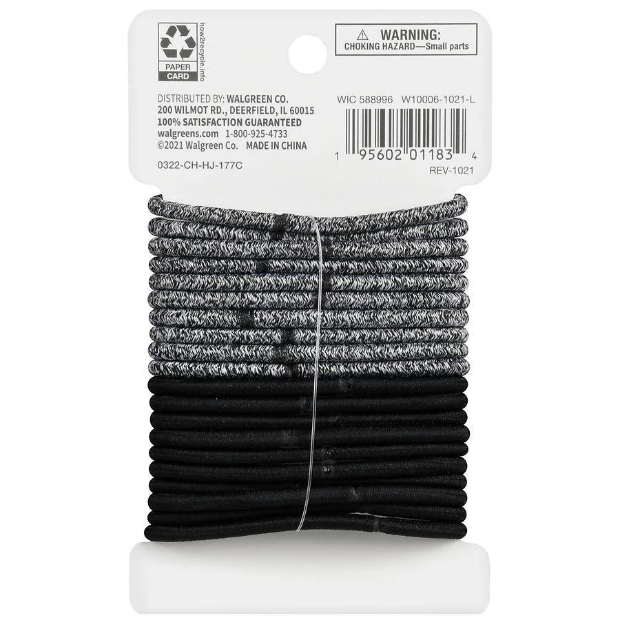 商品Walgreens|Hair Elastics,价格¥17,第3张图片详细描述